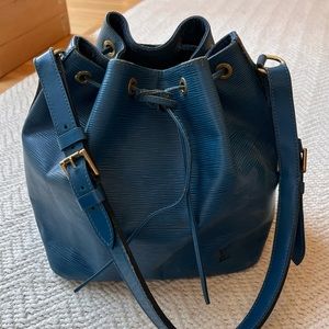 *SOLD* Louis Vuitton Epi Petit Noe Blue